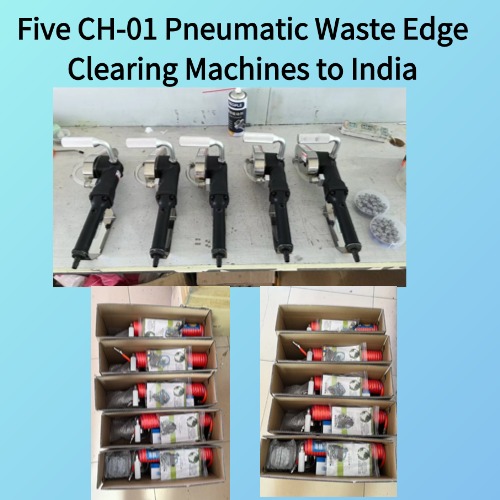 Five CH-01 Pneumatic Waste Edge Clearing Machines