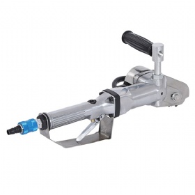 Pneumatic tool for removing scrap from paper cartons and boxes.